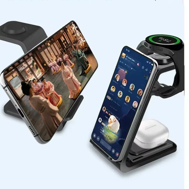 3-In-1 Fast Wireless Charging Dock
