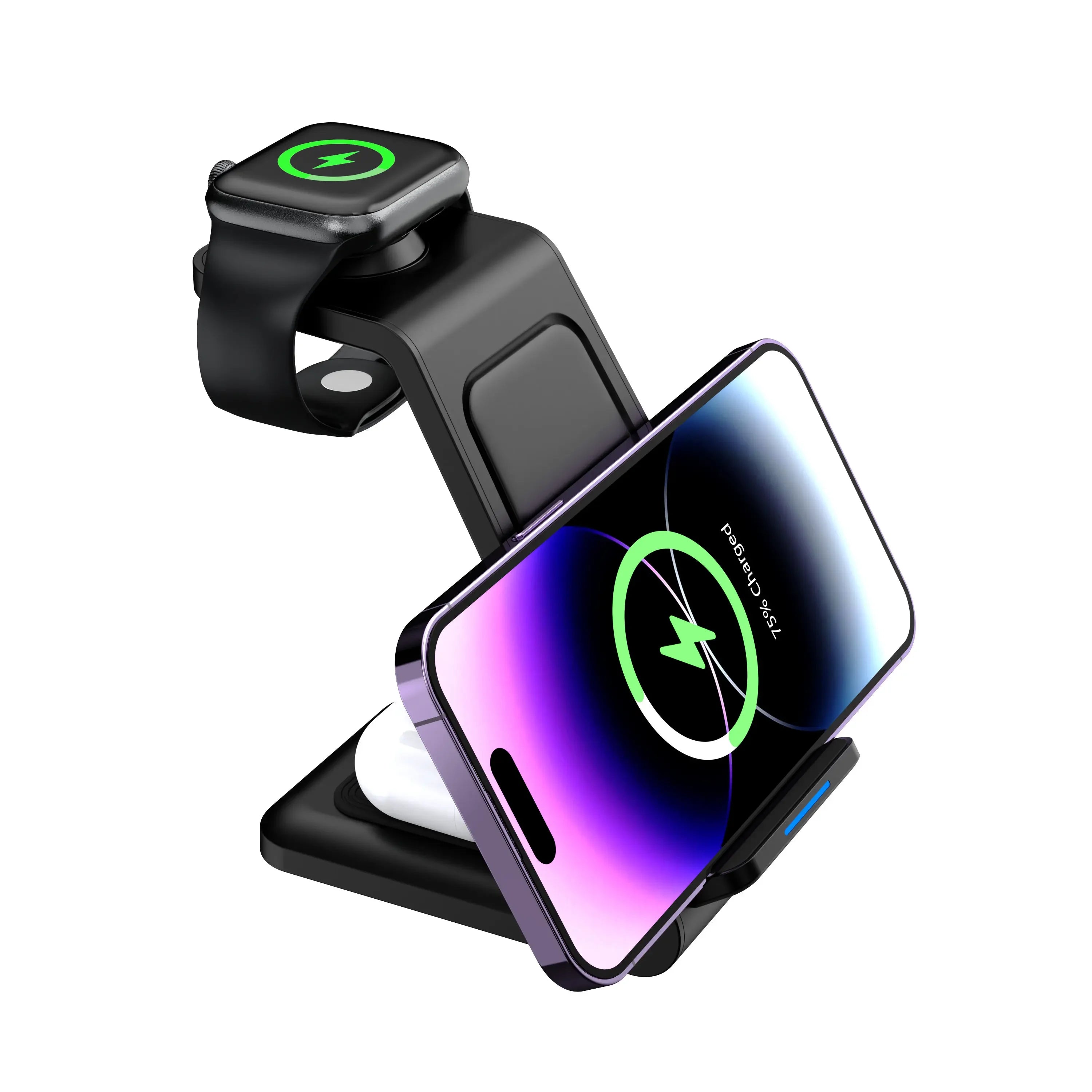 3-In-1 Fast Wireless Charging Dock