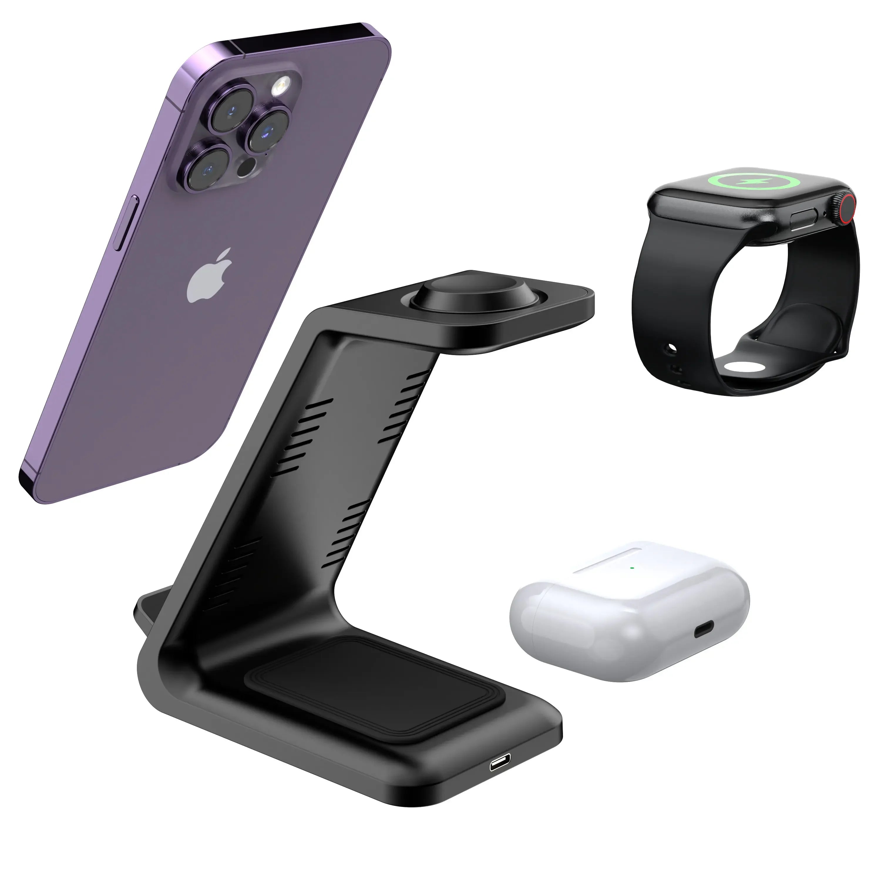 3-In-1 Fast Wireless Charging Dock