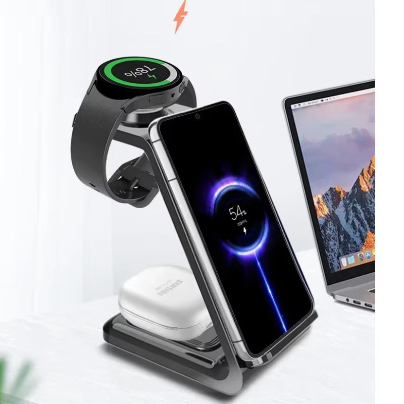 3-In-1 Fast Wireless Charging Dock